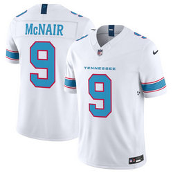 Nike Tennessee Titans #9 Steve McNair White 2026 Vapor Authentic Stitched NFL Jersey
