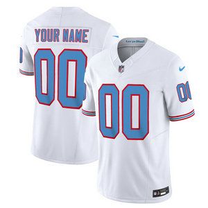 Nike Tennessee Titans Custom White 2023 F.U.S.E Authentic Stitched NFL Jersey