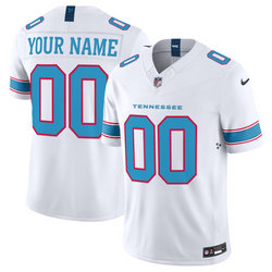 Nike Tennessee Titans Custom White Vapor Authentic Stitched NFL Jersey