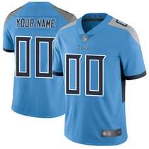 Nike Tennessee Titans Customized Light Blue Limited Vapor Untouchable Authentic Stitched NFL Jerseys