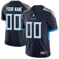 Nike Tennessee Titans Customized Navy Blue throwback Limited Vapor Untouchable Authentic Stitched NFL Jerseys