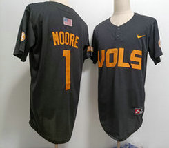 Nike Tennessee Volunteers #1 Christian Moore Black Stitched NCAA Jersey