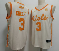 Nike Tennessee Volunteers #3 Dalton Knecht Cream Stitched NCAA Jersey