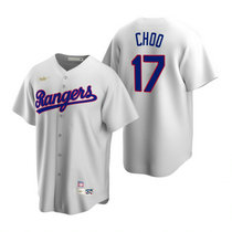 Nike Texas Rangers #17 Nomar Mazara White Cooperstown Collection Game Authentic Stitched MLB jersey
