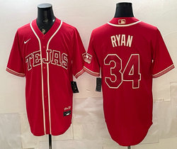 Nike Texas Rangers #34 Nolan Ryan Red 2026 City MLB Jersey
