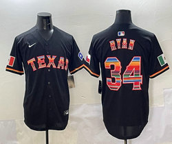 Nike Texas Rangers #34 Nolan Ryan Seven color Authentic Stitched MLB Jersey