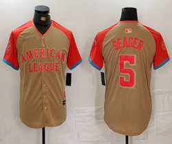 Nike Texas Rangers #5 Corey Seager 2024 All Star Authentic Stitched MLB Jersey