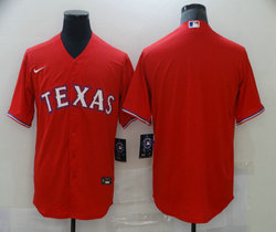 Nike Texas Rangers Blank Red Game Authentic Stitched MLB Jersey