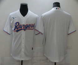 Nike Texas Rangers Blank White Game Authentic Stitched MLB Jersey
