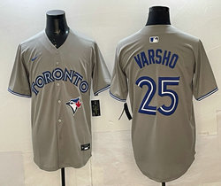 Nike Toronto Blue Jays #25 Anthony Santander Gray MLB Jersey