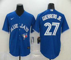 Nike Toronto Blue Jays #27 Vladimir Guerrero Jr. Blue Game Authentic Stitched MLB Jersey