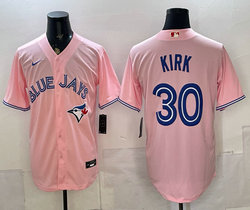 Nike Toronto Blue Jays #30 Alejandro Kirk Pink MLB Jersey