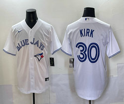 Nike Toronto Blue Jays #30 Alejandro Kirk White MLB jersey