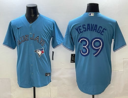 Nike Toronto Blue Jays #39 Trey Yesavage Light Blue Stitched Baseball Jersey