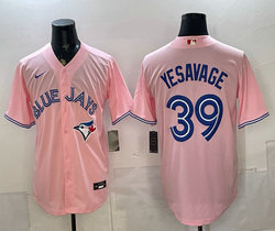 Nike Toronto Blue Jays #39 Trey Yesavage Pink MLB Jersey