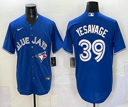 Nike Toronto Blue Jays #39 Trey Yesavage Blue Stitched Baseball Jersey