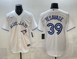 Nike Toronto Blue Jays #39 Trey Yesavage White Stitched Baseball Jersey