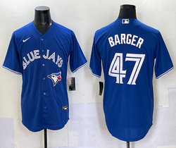 Nike Toronto Blue Jays #47 Addison Barger Blue MLB jersey
