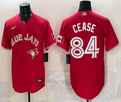 Nike Toronto Blue Jays #84 Dylan Cease Red Authentic Stitched MLB Jersey