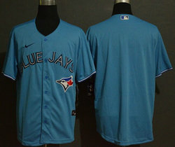 Nike Toronto Blue Jays #Blank Light Blue Game Authentic Stitched MLB Jersey