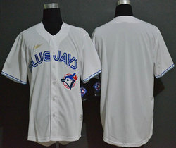 Nike Toronto Blue Jays #Blank White Cooperstown Collection Game Authentic Stitched MLB Jersey