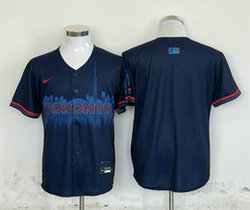 Nike Toronto Blue Jays Blank 2024 City Authentic Stitched MLB Jersey
