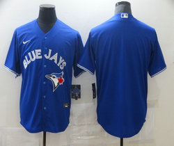 Nike Toronto Blue Jays Blank Blue Game Authentic Stitched MLB Jersey