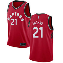 Nike Toronto Raptors #21 Matt Thomas Red Game Authentic Stitched NBA Jersey
