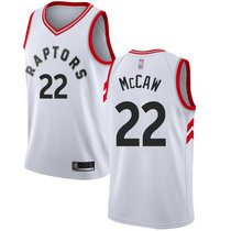 Nike Toronto Raptors #22 Patrick McCaw White Game Authentic Stitched NBA Jersey