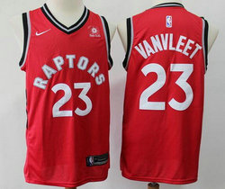 Nike Toronto Raptors #23 Fred VanVleet Red Game With Advertising Authentic Stitched NHL jersey