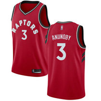 Nike Toronto Raptors #3 OG Anunoby Red Game Authentic Stitched NBA Jersey