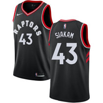Nike Toronto Raptors #43 Pascal Siakam Black Game Authentic Stitched NBA Jersey