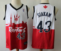 Nike Toronto Raptors #43 Pascal Siakam Red White Hometown Collection Authentic Stitched NBA Jersey
