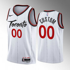 Nike Toronto Raptors Custom White 2024 Stitched NBA Jersey