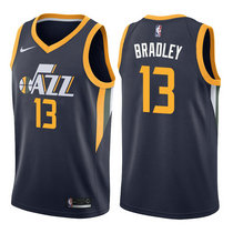 Nike Utah Jazz #13 Tony Bradley Navy Game Authentic Stitched NBA Jersey