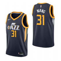 Nike Utah Jazz #31 Georges Niang Navy Game Authentic Stitched NBA Jersey