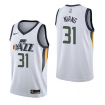 Nike Utah Jazz #31 Georges Niang White Game Authentic Stitched NBA Jersey