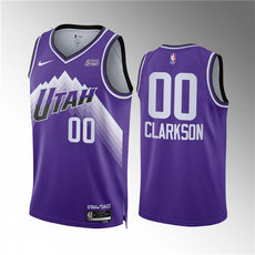 Nike Utah Jazz Custom Purple 2024 City Stitched NBA Jersey