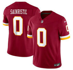 Nike Washington Commanders #0 Mike Sainristil Burgundy 2026 Authentic Stitched NFL Jersey