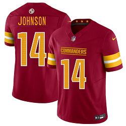 Nike Washington Commanders #14 Josh Johnson Burgundy Stitched Football Jersey