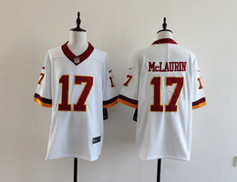 Nike Washington Commanders #17 Terry McLaurin White Authentic Stitched NFL Jersey