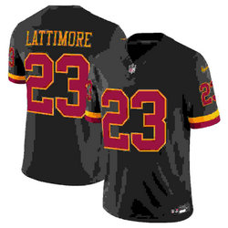 Nike Washington Commanders #23 Trey Amos Black 2026 Hail Raiser Jersey