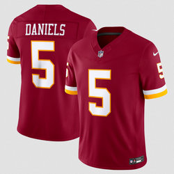 Nike Washington Commanders #5 Jayden Daniels Burgundy 2026 Jersey