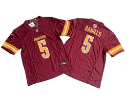 Nike Washington Commanders #5 Jayden Daniels Red F.U.S.E Stitched NFL jersey