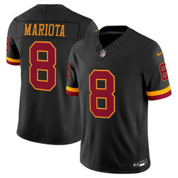 Nike Washington Commanders #8 Marcus Mariota Black 2026 Hail Raiser Jersey