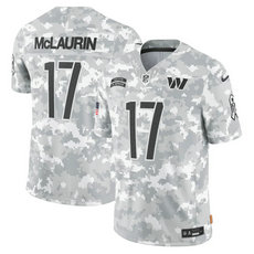 Nike Washington Redskins #17 Terry McLaurin 2024 Salute to Service Authentic Stitched NFL Jersey
