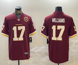 Nike Washington Redskins #17 Terry McLaurin Burgundy Red with new patch Vapor Untouchable NFL Jersey