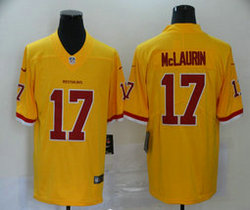 Nike Washington Redskins #17 Terry McLaurin Gold Rush Authentic Stitched NFL Jersey