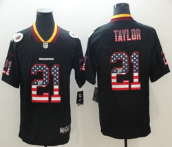 Nike Washington Redskins #21 Sean Taylor USA Flag Fashion Vapor Untouchable Authentic Stitched NFL jersey