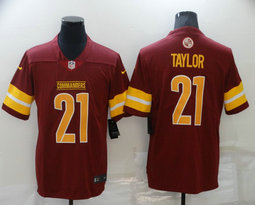 Nike Washington Redskins #21 Sean Taylor red The commander Vapor Untouchable Authentic Stitched NFL Jerseys